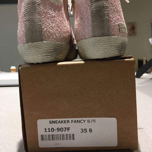 Golden Goose Francy Pink Glitter White Silver NIB - Picture 2 of 7